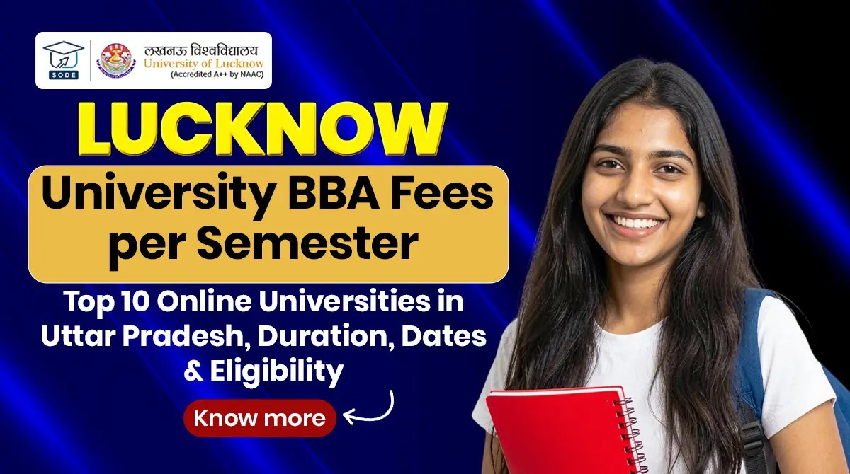 Lucknow University BBA Fees Table 2026